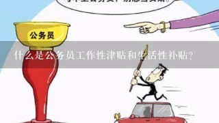 什么是公务员工作性津贴和生活性补贴？