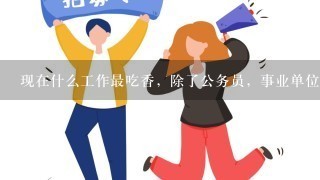 现在什么工作最吃香，除了公务员，事业单位这些。?