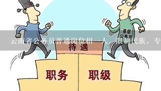 云南省公务员普通岗位招1人，限制民族，专业。。现在只有我1个人报名。可否开考？