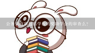 公务员政审包括学校的奖助学金的审查么?